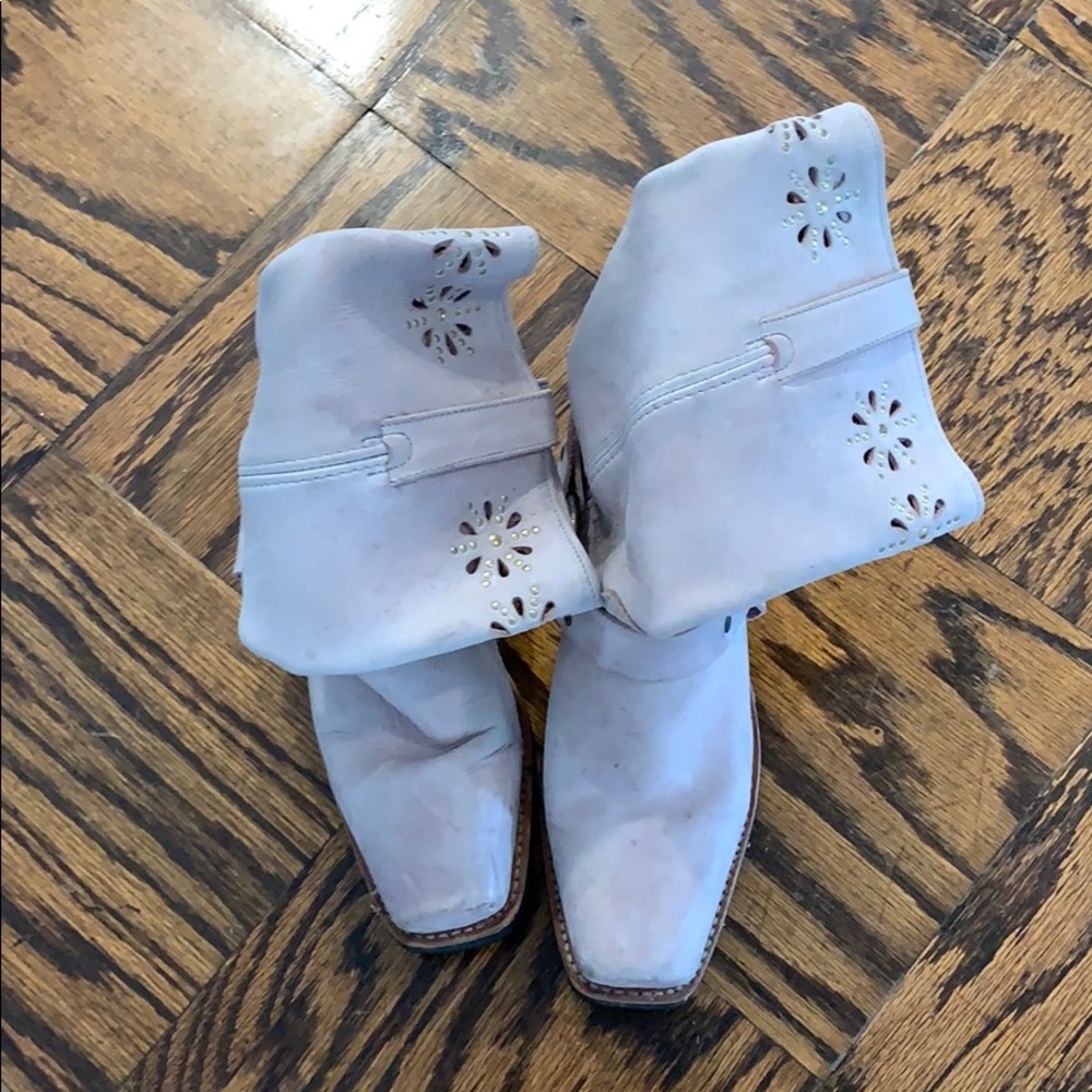 Frye harness boots